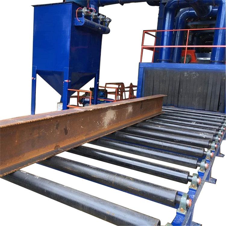 Máy phun bi dầm, ống tự động
