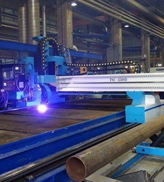 Máy cắt tấm và ống điều khiển CNC của AMG model FSC