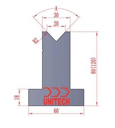 Khuôn chấn 1V chữ T UNI22212